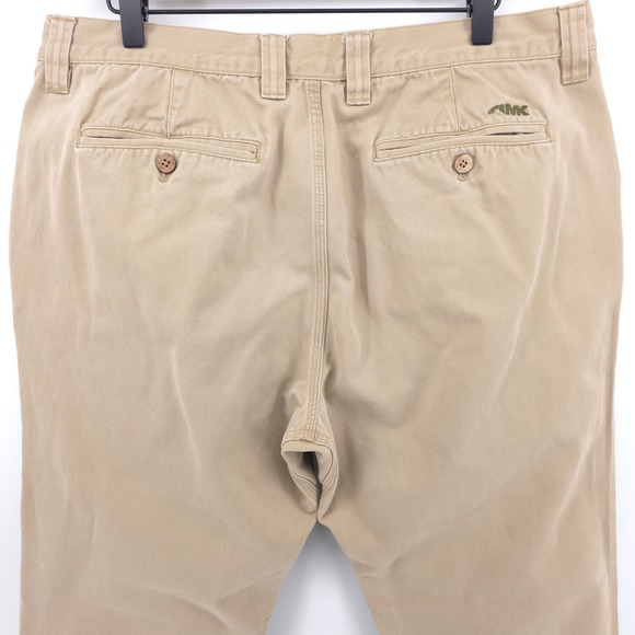Mountain Khakis Mens Pants Slim Fit 38x30 Tan Cotton Twill Rugged Chino - Picture 4 of 10